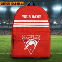 AFL Sydney Swans Custom Name New Edition Backpack