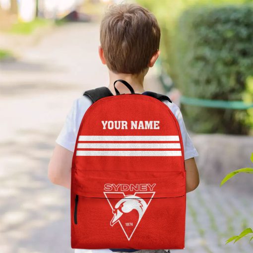 AFL Sydney Swans Custom Name New Edition Backpack