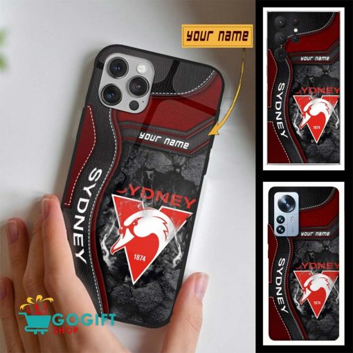 AFL Sydney Swans Custom Name New Edition Phone Case