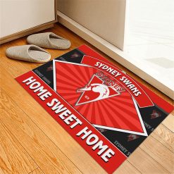 AFL Sydney Swans Custom Name New Edition Rubber Doormat