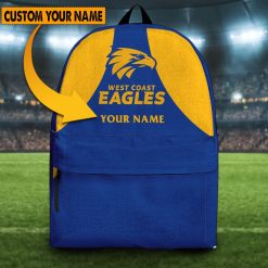 AFL West Coast Eagles Custom Name 2023 Home Jersey Backpack