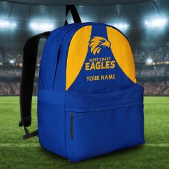 AFL West Coast Eagles Custom Name 2023 Home Jersey Backpack