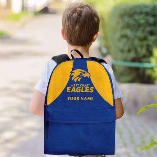 AFL West Coast Eagles Custom Name 2023 Home Jersey Backpack