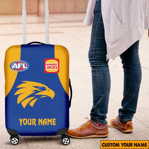 AFL West Coast Eagles Custom Name 2024 Home Jersey Luggage Cover