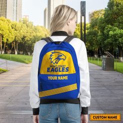 AFL West Coast Eagles Custom Name Gift For Fans Backpack