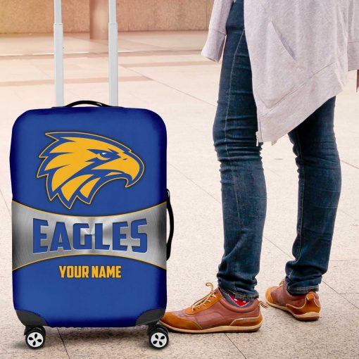 AFL West Coast Eagles Custom Name Gift For Fans Luggage Cover