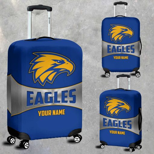 AFL West Coast Eagles Custom Name Gift For Fans Luggage Cover