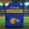 AFL West Coast Eagles Custom Name New Edition Backpack