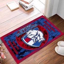 AFL Western Bulldogs Custom Name Limited Edition Rubber Doormat