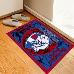 AFL Western Bulldogs Custom Name Limited Edition Rubber Doormat