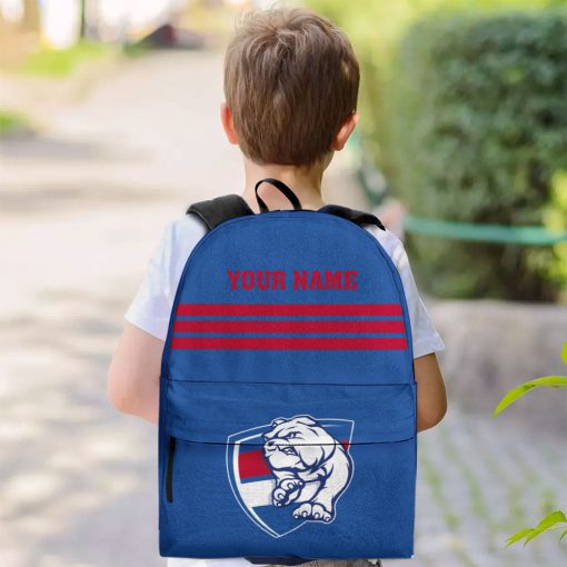 AFL Western Bulldogs Custom Name New Edition Backpack