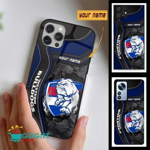 AFL Western Bulldogs Custom Name New Edition Phone Case