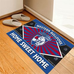AFL Western Bulldogs Custom Name New Edition Rubber Doormat