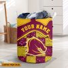 NRL Brisbane Broncos Custom Name Limited Edition Laundry Basket