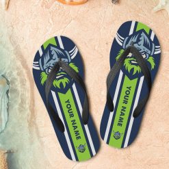 NRL Canberra Raiders Custom Name New Edition Flip Flops