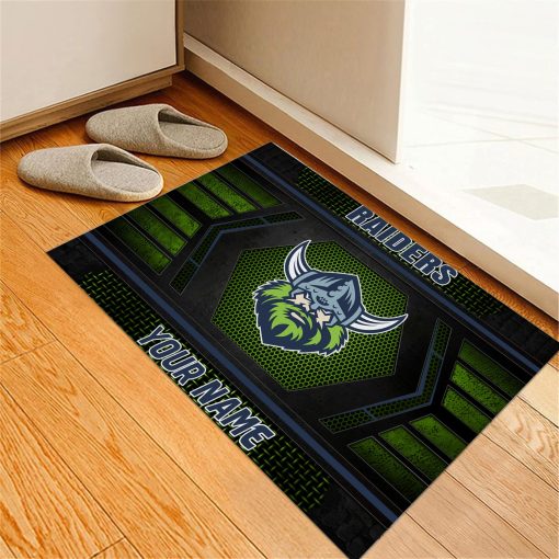 NRL Canberra Raiders Custom Name Special Edition Rubber Doormat