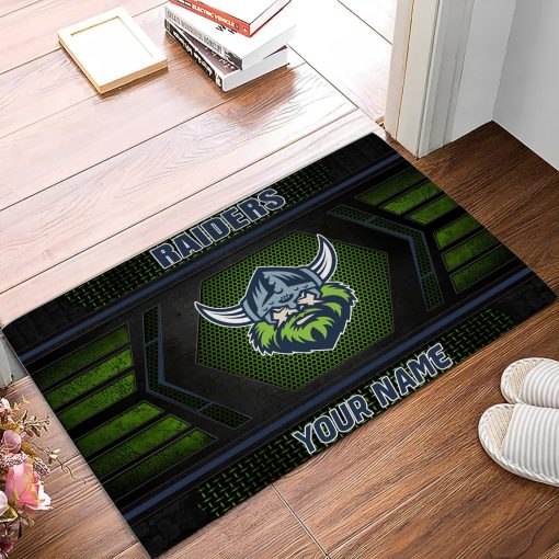 NRL Canberra Raiders Custom Name Special Edition Rubber Doormat