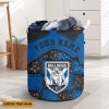 NRL Canterbury-Bankstown Bulldogs Custom Name Limited Edition Laundry Basket