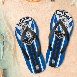 NRL Canterbury-Bankstown Bulldogs Custom Name New Edition Flip Flops