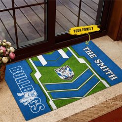 NRL Canterbury-Bankstown Bulldogs Custom Name New Edition Rubber Doormat