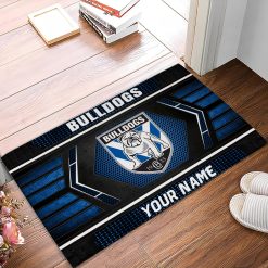 NRL Canterbury-Bankstown Bulldogs Custom Name Special Edition Rubber Doormat