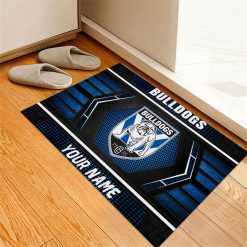 NRL Canterbury-Bankstown Bulldogs Custom Name Special Edition Rubber Doormat
