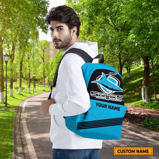 NRL Cronulla-Sutherland Sharks Custom Name Gift For Fans Backpack