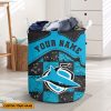 NRL Cronulla-Sutherland Sharks Custom Name Limited Edition Laundry Basket