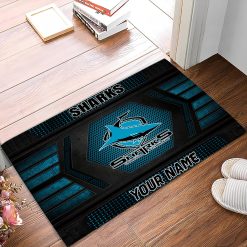 NRL Cronulla-Sutherland Sharks Leather Boots