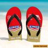 NRL Dolphins Custom Name 2024 Home Jersey Flip Flops