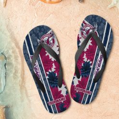 NRL Manly Warringah Sea Eagles Custom Name Limited Edition Flip Flops
