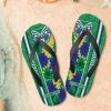 NRL New Zealand Warriors Custom Name Limited Edition Flip Flops