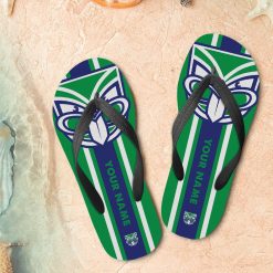 NRL New Zealand Warriors Custom Name New Edition Flip Flops
