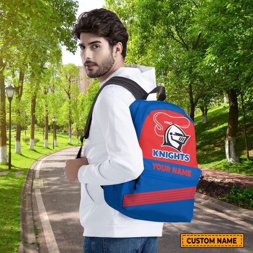 NRL Newcastle Knights Custom Name Gift For Fans Backpack
