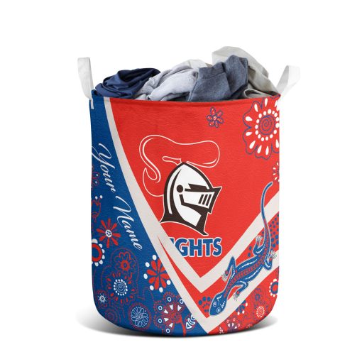 NRL Newcastle Knights Custom Name New Edition Laundry Basket