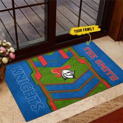 NRL Newcastle Knights Custom Name New Edition Rubber Doormat