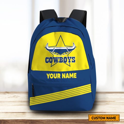 NRL North Queensland Cowboys Custom Name Gift For Fans Backpack
