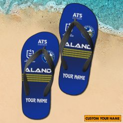 NRL Parramatta Eels Custom Name 2024 Home Jersey Flip Flops
