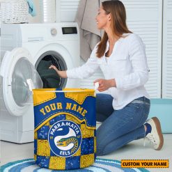 NRL Parramatta Eels Custom Name Limited Edition Laundry Basket