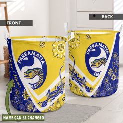 NRL Parramatta Eels Custom Name New Edition Laundry Basket