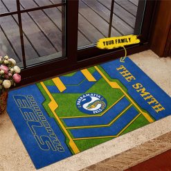 NRL Parramatta Eels Custom Name New Edition Rubber Doormat