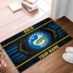 NRL Parramatta Eels Custom Name Special Edition Rubber Doormat
