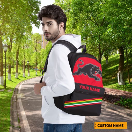NRL Penrith Panthers Custom Name Gift For Fans Backpack