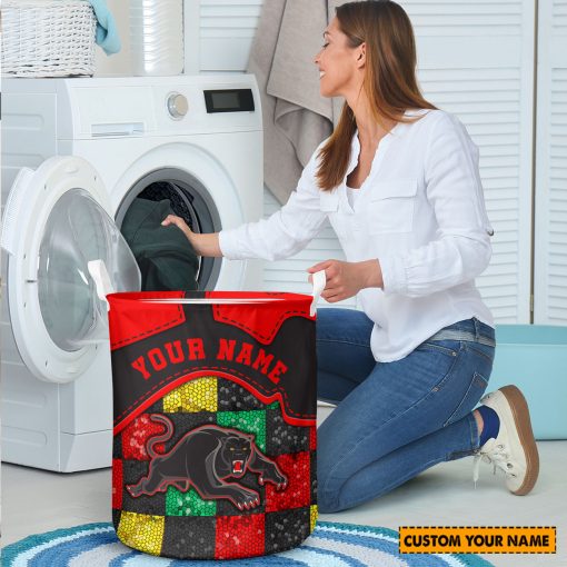 NRL Penrith Panthers Custom Name Limited Edition Laundry Basket