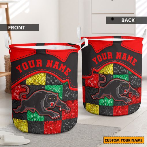 NRL Penrith Panthers Custom Name Limited Edition Laundry Basket