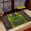 NRL Penrith Panthers Custom Name New Edition Rubber Doormat