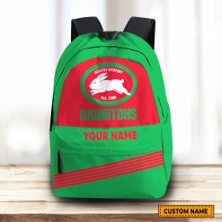 NRL South Sydney Rabbitohs Custom Name Gift For Fans Backpack