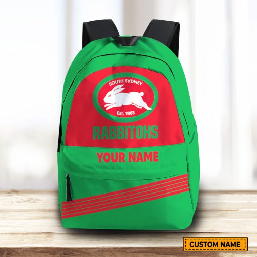 NRL South Sydney Rabbitohs Custom Name Gift For Fans Backpack