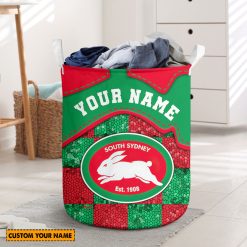 NRL South Sydney Rabbitohs Custom Name Limited Edition Laundry Basket
