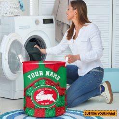 NRL South Sydney Rabbitohs Custom Name Limited Edition Laundry Basket